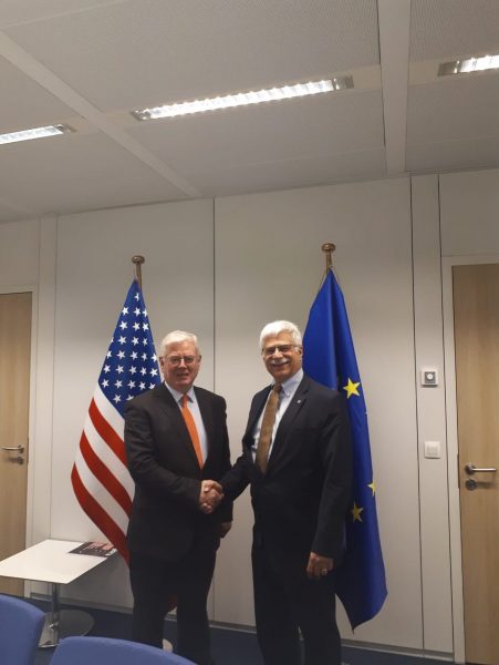Welcoming Assistant Secretary Robert Destro to Brussels for the EU-US Human Rights Consultations, the first such meeting since 2015.